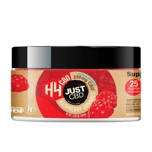 Raspberry Just CBD H4-CBD Gummies 250mg