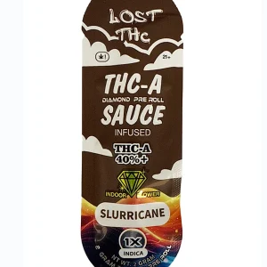 Slurricane Lost THC THCA Sauce Infused Pre-Roll 1 x 2G
