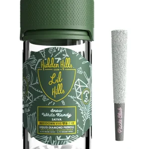 Snow White Kandy Hidden Hills Lil Hills VVS Liquid Diamond Pre Rolls 3.75G