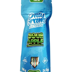 Sour Apple Only Grams Multipack THCA Pre-Roll 2x2G