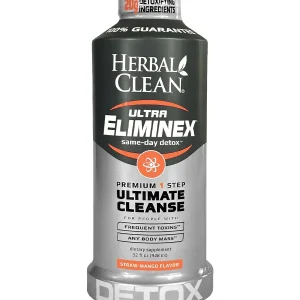 Straw-Mango Herbal Clean Ultra Eliminex Ultimate Cleanse Same-Day Detox 32 fl oz