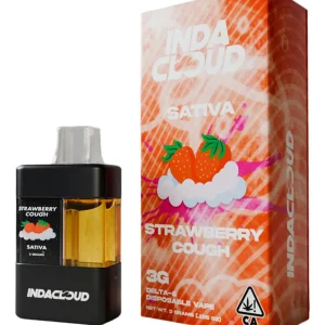 Strawberry Cough IndaCloud Delta 8 Disposable 3G
