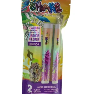 Super Sour Diesel Shake Exotic THCA Pre-Rolls 2G