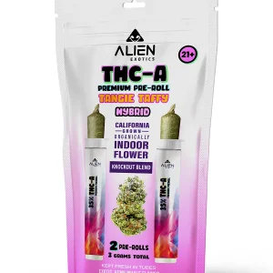 Tangie Taffy Alien Exotics Premium THC-A Knockout Blend Pre-Roll 2ct