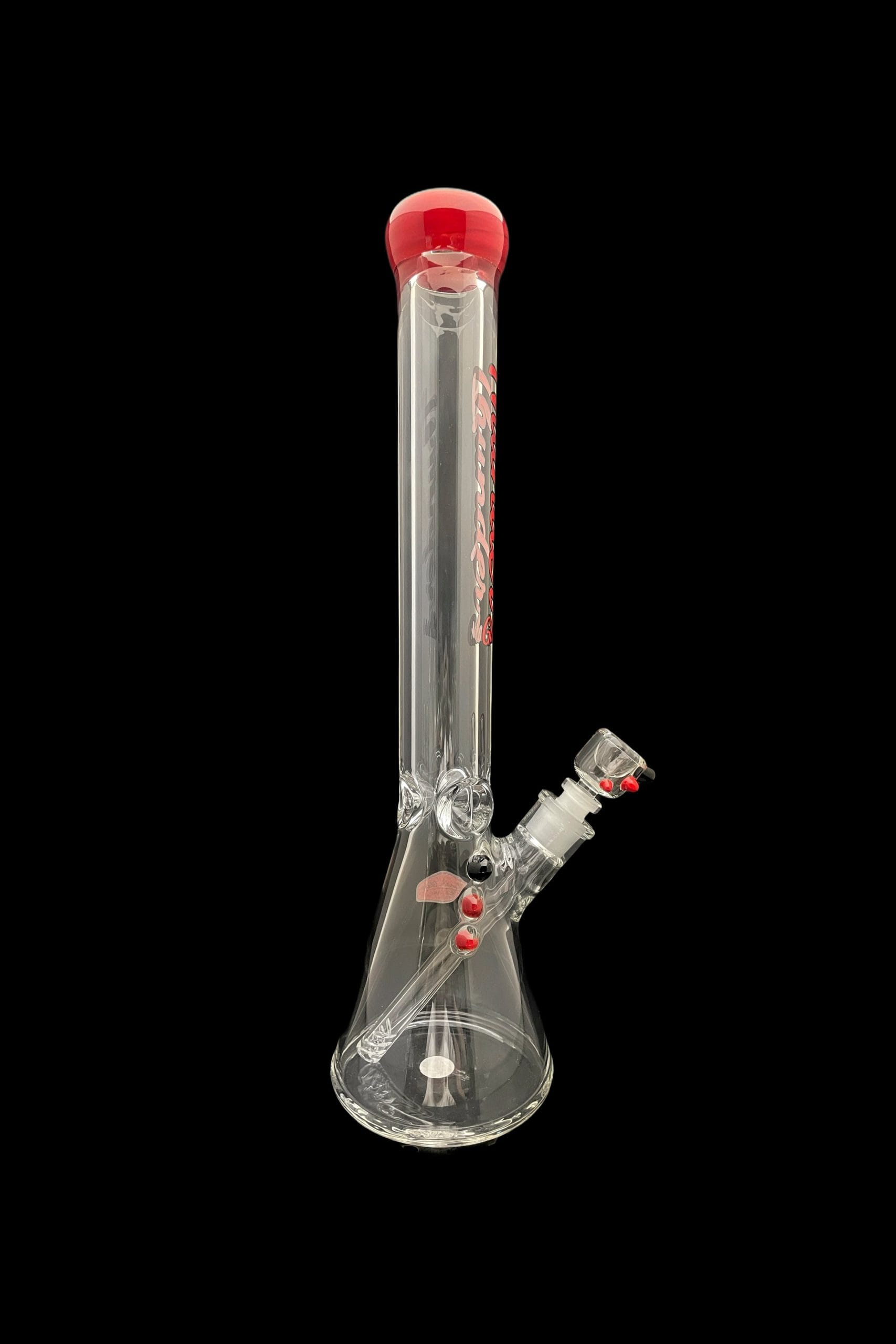 Thunder Glass Red Cherry Beaker