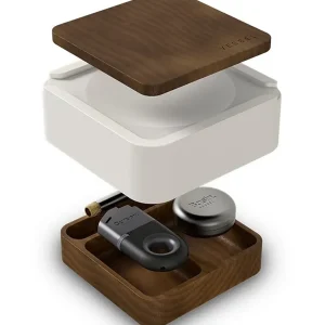 Vessel Ash Walnut & Concrete Ash Tray