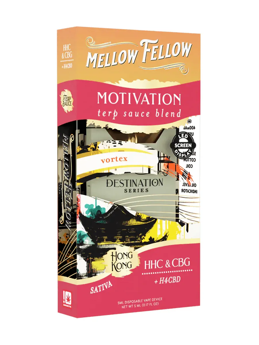 Vortex Mellow Fellow Motivation Terp Sauce Hong Kong Blend Vape 5ML
