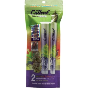Watermelon Gelato Cutleaf THC-A Pre Rolls 2G