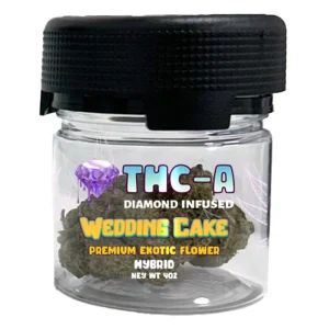 Wedding Cake Alien Exotics THCA Diamond Infused Premium Exotic Flower 3.5G