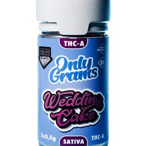 Wedding Cake Only Grams THCA Multipack Pre-Roll 5x0.5G