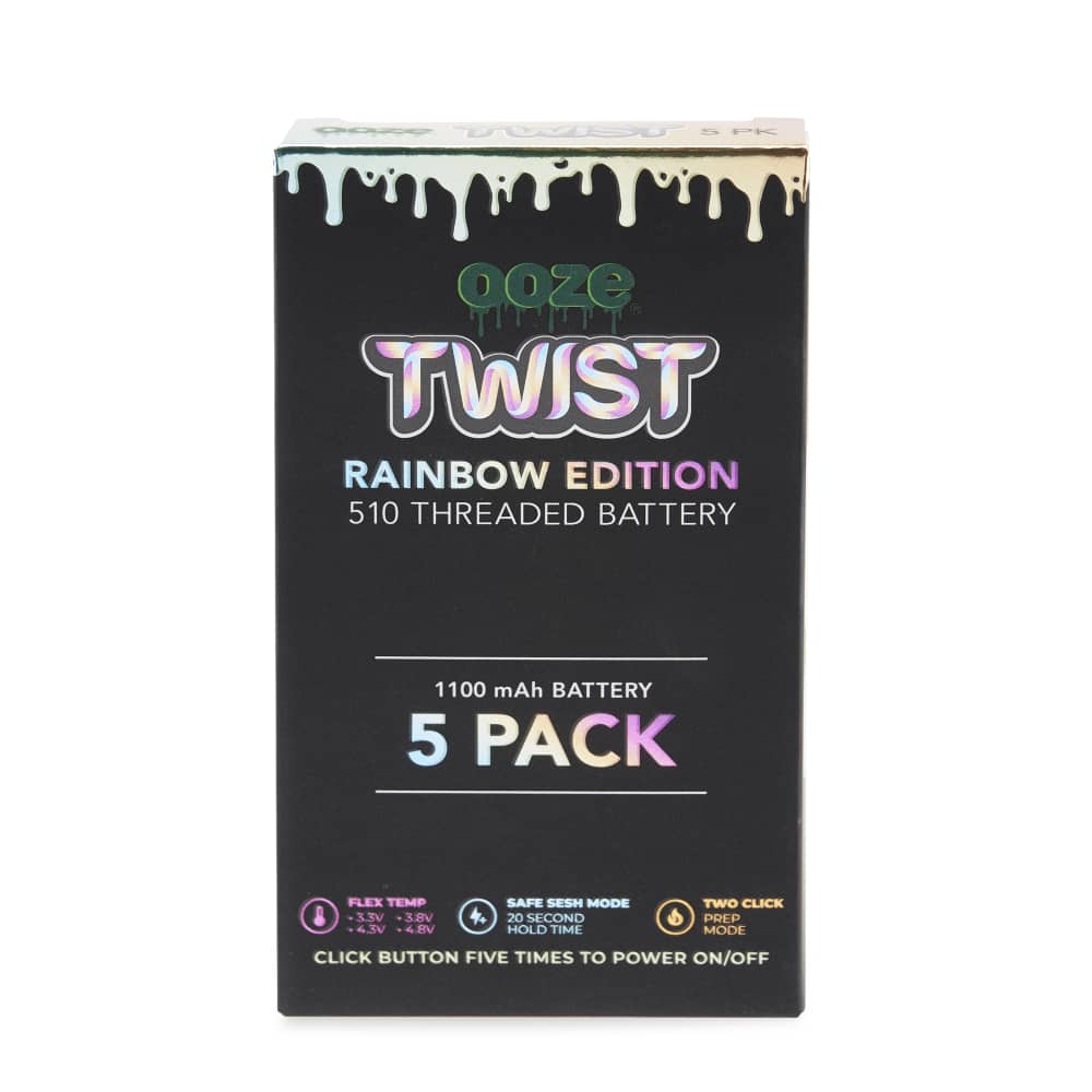 1100 Twist Battery - 5 Pack - Rainbow