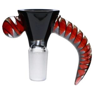 14mm Horn Herb Bowl - black