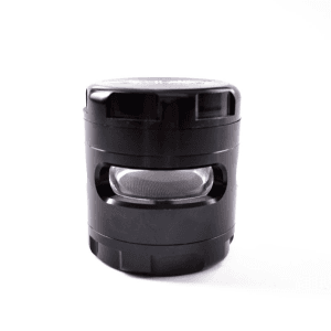3" Aluminum Grip Edge Grinder with Chamber Windows - Black