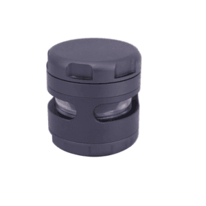 3" Aluminum Grip Edge Grinder with Chamber Windows - Gunmetal