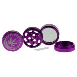 3 Stage 40mm Aluminum Grinder - Purple