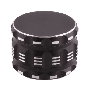4 Piece Aluminum Drum Shape Grinder - Black