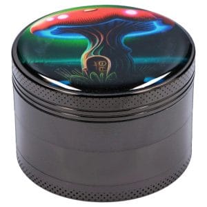 63mm Chrome w/ Mushroom House Grinder