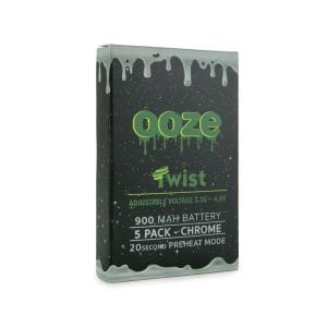 900 Twist Battery - 5 Pack - Chrome