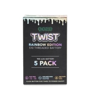 900 Twist Battery - 5 Pack - Rainbow