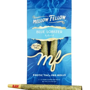 Blue Lobster Mellow Fellow Exotic THCA Pre-Roll 2ct 2G