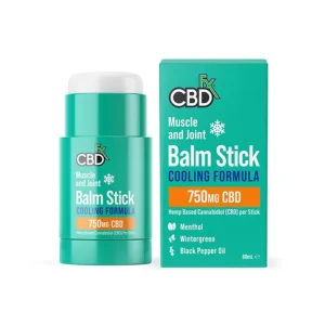 CBDfx Balm Stick Muscle and Joint 60ml Menthol Wintergreen Black Pepper Oil
