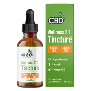 CBDfx Wellness 2:1 Oil Tincture 6000mg 60ml