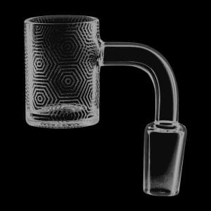Concentric Hexagons Etched Quartz Banger