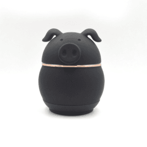 Cute Animal Aluminum Grinder - Black / Pig