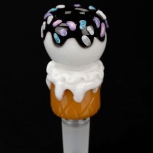 Empire Glassworks Ice Cream Cone Herb Slide