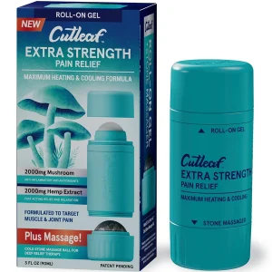 Extra Strength Heating and Cooling Cutleaf Hemp Roll On 2000mg