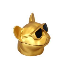 French Bulldog Grinder - Gold