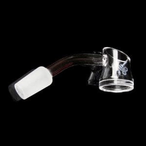 Honeybee Herb 45 Degree Fat Bottom Quartz Banger - Yellow Line