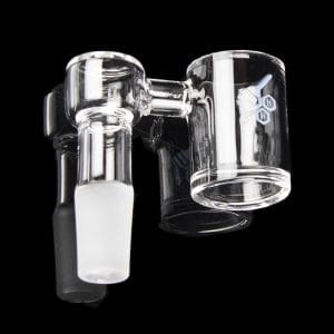 Honeybee Herb 90 Degree Original Bevel Sidecar Quartz Banger - Yellow Line