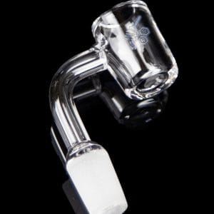 Honeybee Herb 90 Degree Thick Original Quartz Banger - Yellow Line