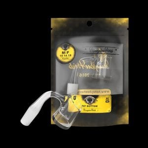 Honeybee Herb Fat Bottom Quartz Banger - Black Line
