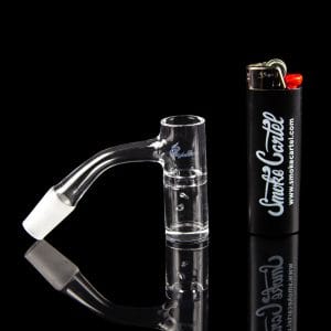 Honeybee Herb Honey Well Quartz Banger - Black Line
