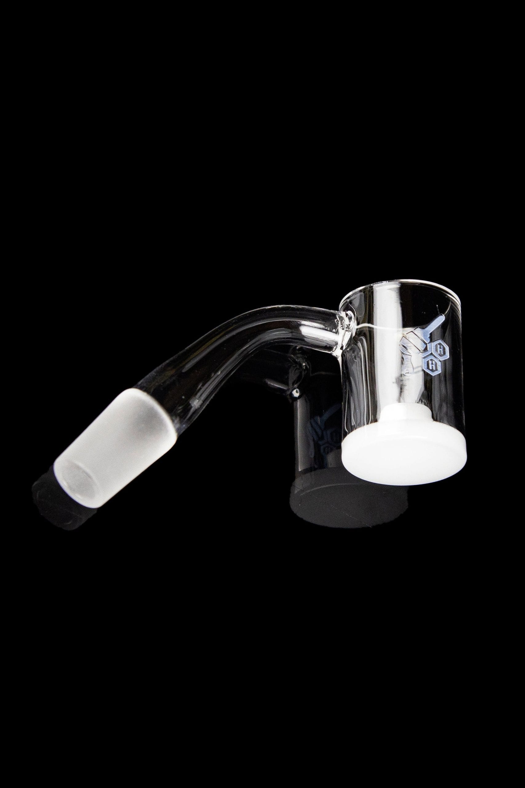 Honeybee Herb Honey & Milk Core Reactor Quartz Banger - Yellow Line