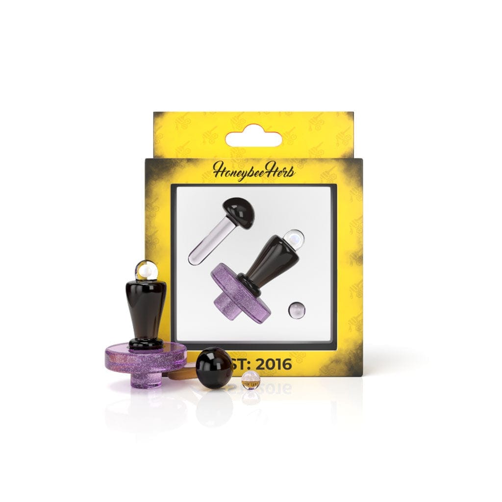 Honeybee Herb Opal Terp Slurper Set - Twilight