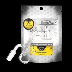 Honeybee Herb Original Bucket Quartz Banger - White Line