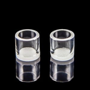 Honeybee Herb Quartz Inserts - Honey and Milk Cups - 2 Pack