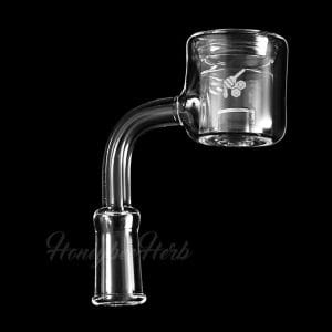 Honeybee Herb Thermal Core Reactor Quartz Banger - Yellow Line