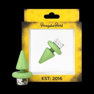 Honeybee Herb Triangle Spinner Carb Cap