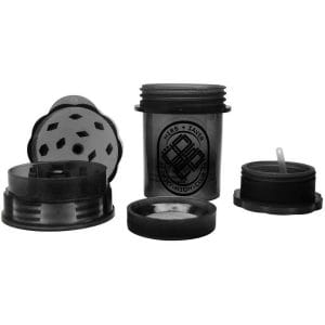Mini Daily High Club x Herbsaver Grinder - Knotted Letters / Black