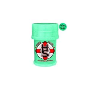 Mini Daily High Club x Herbsaver Grinder - Knotted Letters / Glow In The Dark