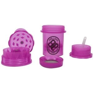 Mini Daily High Club x Herbsaver Grinder - Knotted Letters / Purple