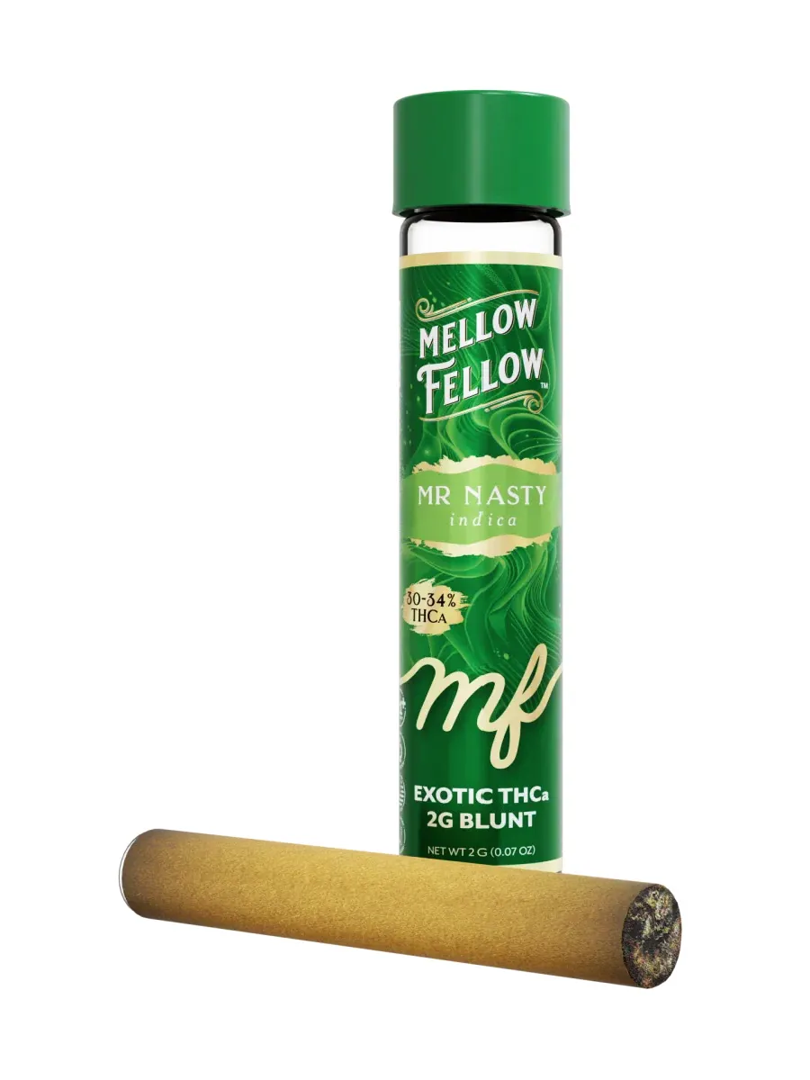 Mr. Nasty Mellow Fellow Exotic THCA Pre-Roll Blunt 2G