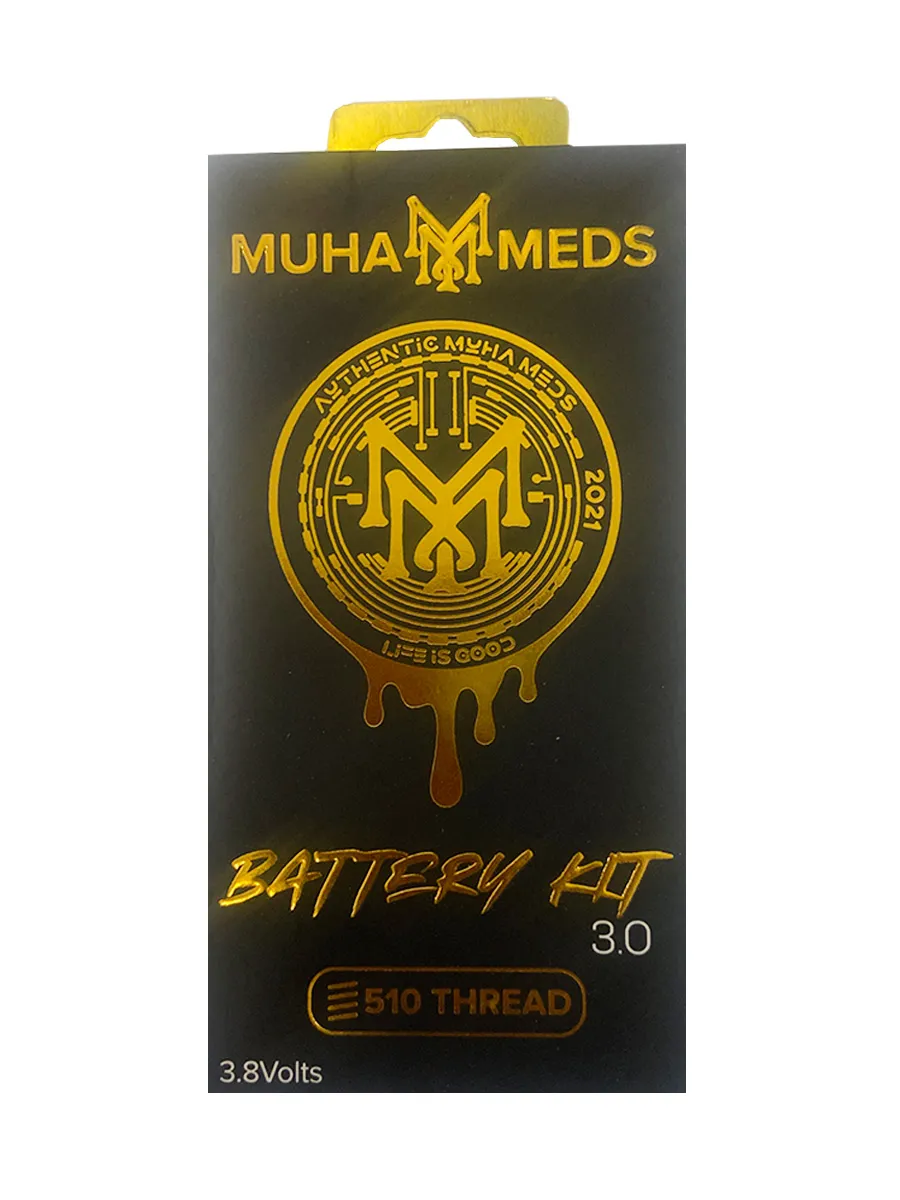 Muha Meds Battery Kit 3.0 510 Thread 3.8 Volts