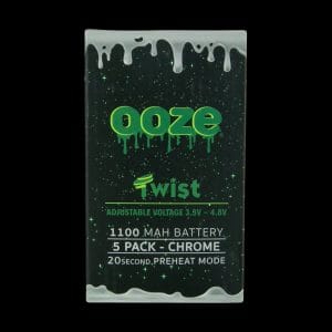 Ooze 1100 Twist Battery - 5 Pack