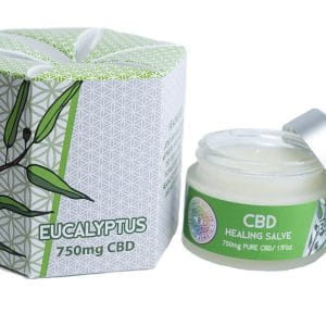 Organic CBD Healing Salve (750mg CBD-1 ounce) | Scent: Eucalyptus