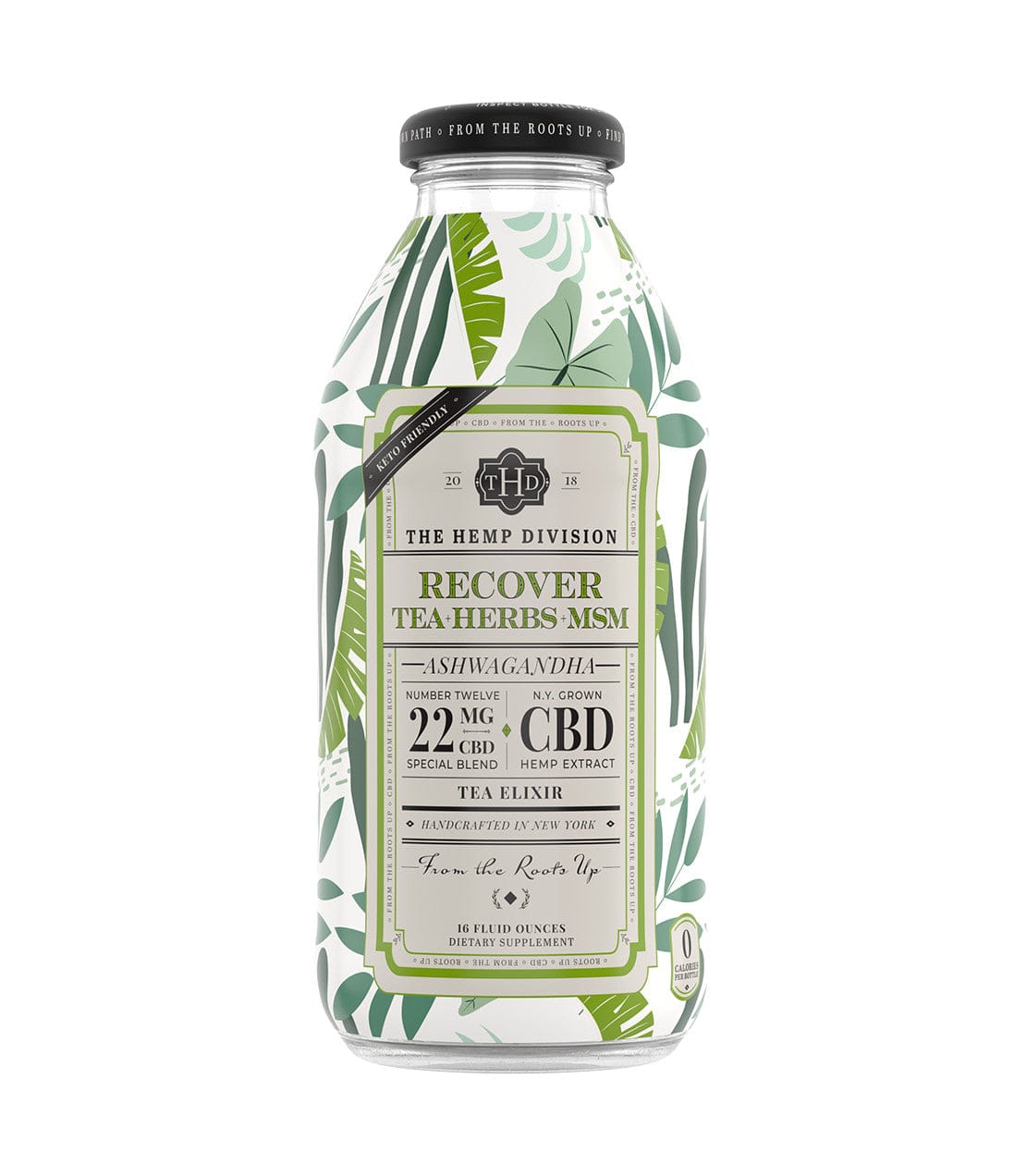 Organic Tea, Herbs & MSM - 22 MG CBD